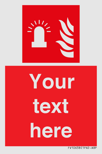 Custom Fire: Fire alarm flashing light